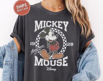 Disney Shirt Mickey Mouse Shirt Retro Mickey Mouse Shirt Disney Vacation Shirt Disneyland Mickey Shirt Magic Kingdom Comfort Colors® Shirt