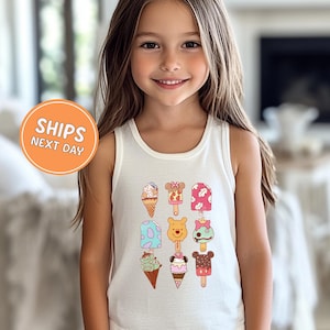 Kids Magic Trip Snacks Tank Top Magical Disney Snacks Tank Top Best Day Ever Disney World Jersey Tank Top Happiest Place Mouse Ears Tank