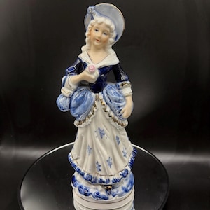 Viktorianische Dame Porzellanfigur