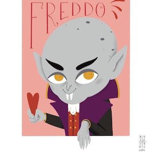 Illustrazione fine-art 13x18. Nosferatu