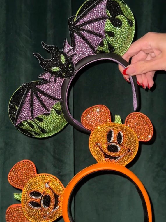 Disney custom bedazzled headband Disney Minnie Mouse Bedazzled Custom Ears Headband - Custom  main image 2
