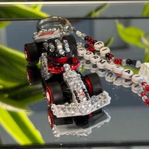 Brelok do kluczy Bejeweled z motywem LEGO F1