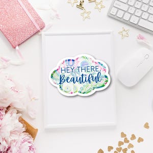 Ciao, bellissimo adesivo fustellato con motivo Paisley, atmosfera da vigneto, decorazione per laptop, vinile per bottiglie d'acqua, resistente e anti-bolle, MomChic Decor