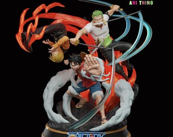 One Piece Luffy, Zoro & Sanji Action Figure