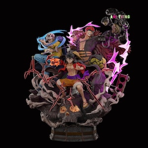 One Piece &quot;Supernovas&quot; Luffy, Kid & Law