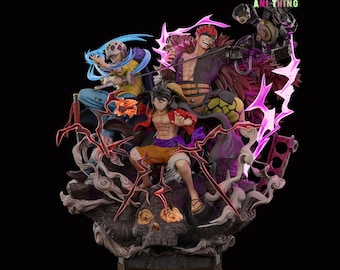 One Piece &quot;Supernovas&quot; Luffy, Kid & Law