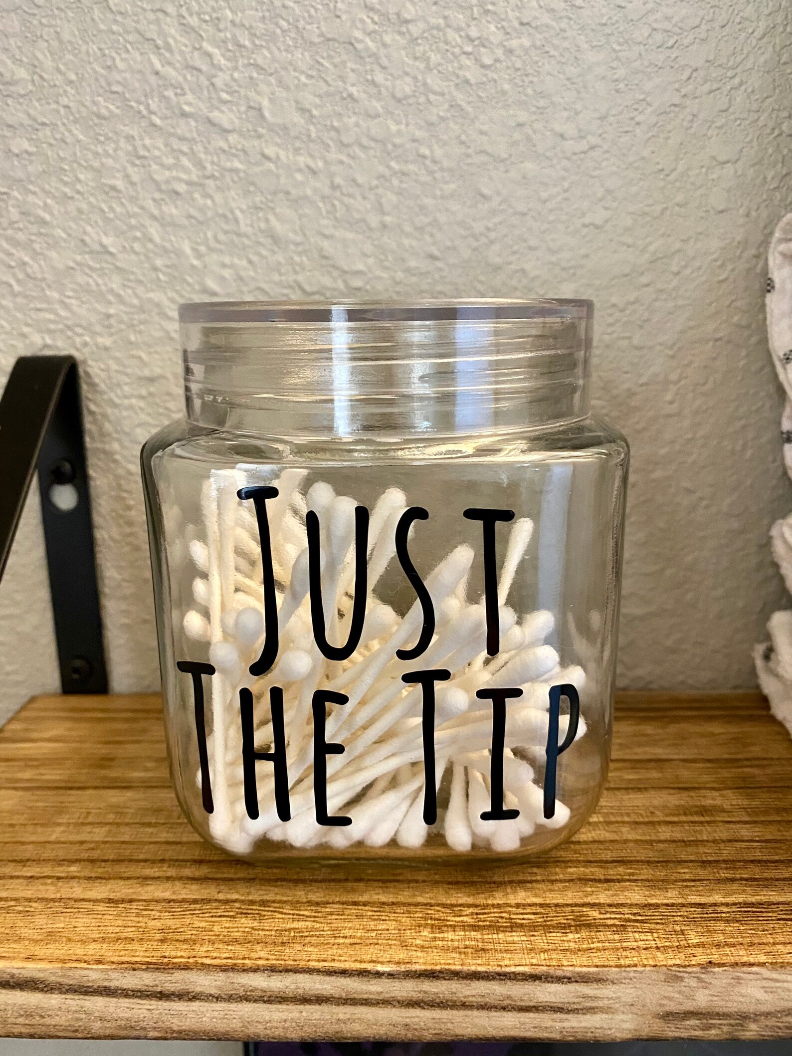 Just the Tip Balls Deep 15oz Bathroom Jars Glass Jars Rae Etsy