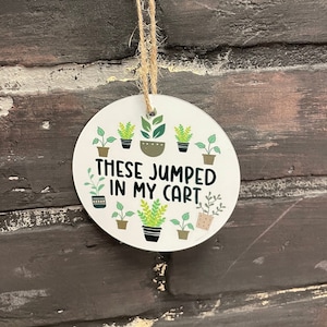 These jumped in my cart, Christmas Ornament