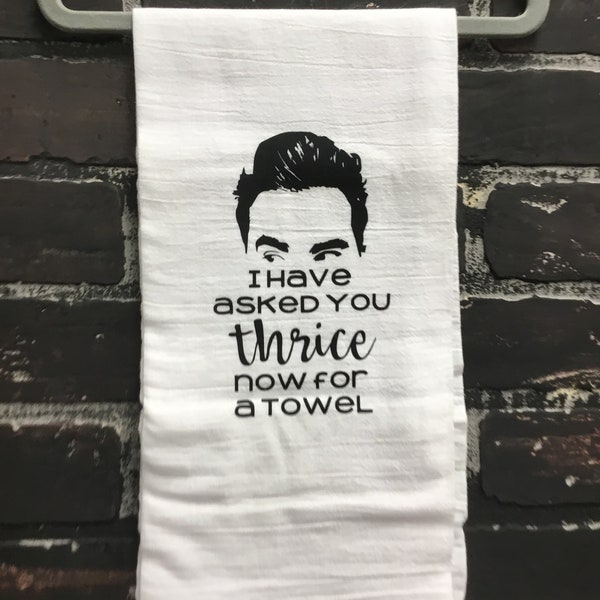 i have asked you thrice now for a towel, Hand Towel