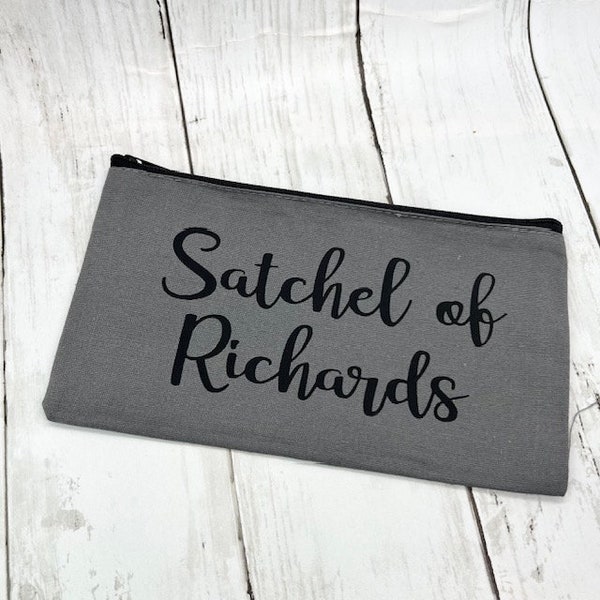 Satchel of Richards Zipper Pouch