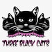 Three Black Cats
