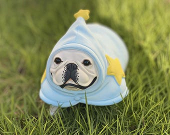 French Bulldog Figurine with Cape • Frenchie Statue • Dog Lover Gift • Frenchie Home Decor • Bulldog Collectible • Custom Frenchie Decor