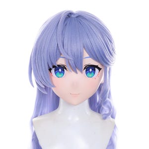 Custom Kigurumi Anime Mask Head | Mockingbird Cosplay Headpiece | Handmade Costume Prop