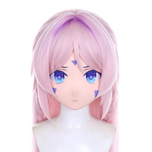 Custom Kigurumi Anime Mask Head | Chitrali Cosplay Headpiece | Handmade Costume Prop