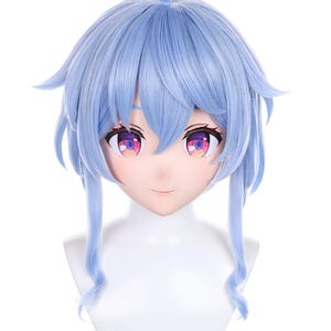 Custom Kigurumi Anime Mask Head | Ryunosuke Cosplay Headpiece | Handmade Costume Prop