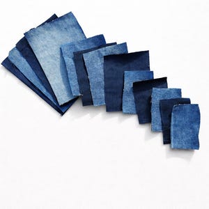 Vintage Jeans Aufnäher zum Nähen, Quilten, Basteln