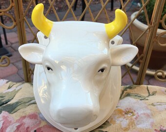Aluminum Raging Bull Sculpture Brass Bull Ring Dish FREE PRIORITY SHIPPING!! Two Vintage Unique Bulls