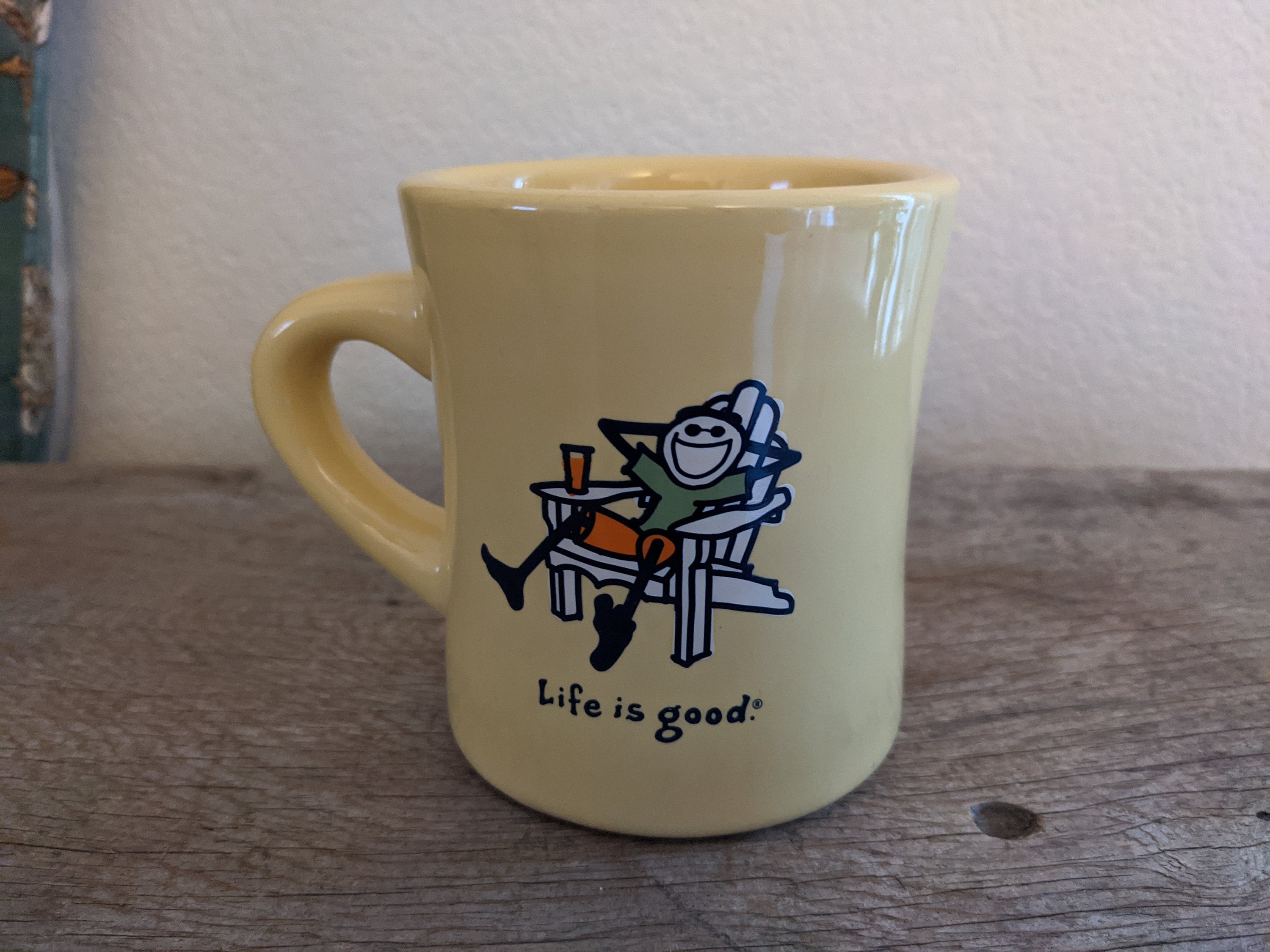 Life is Good Restaurant Ware Style Coffee Mug Cup Outdoor - Etsy