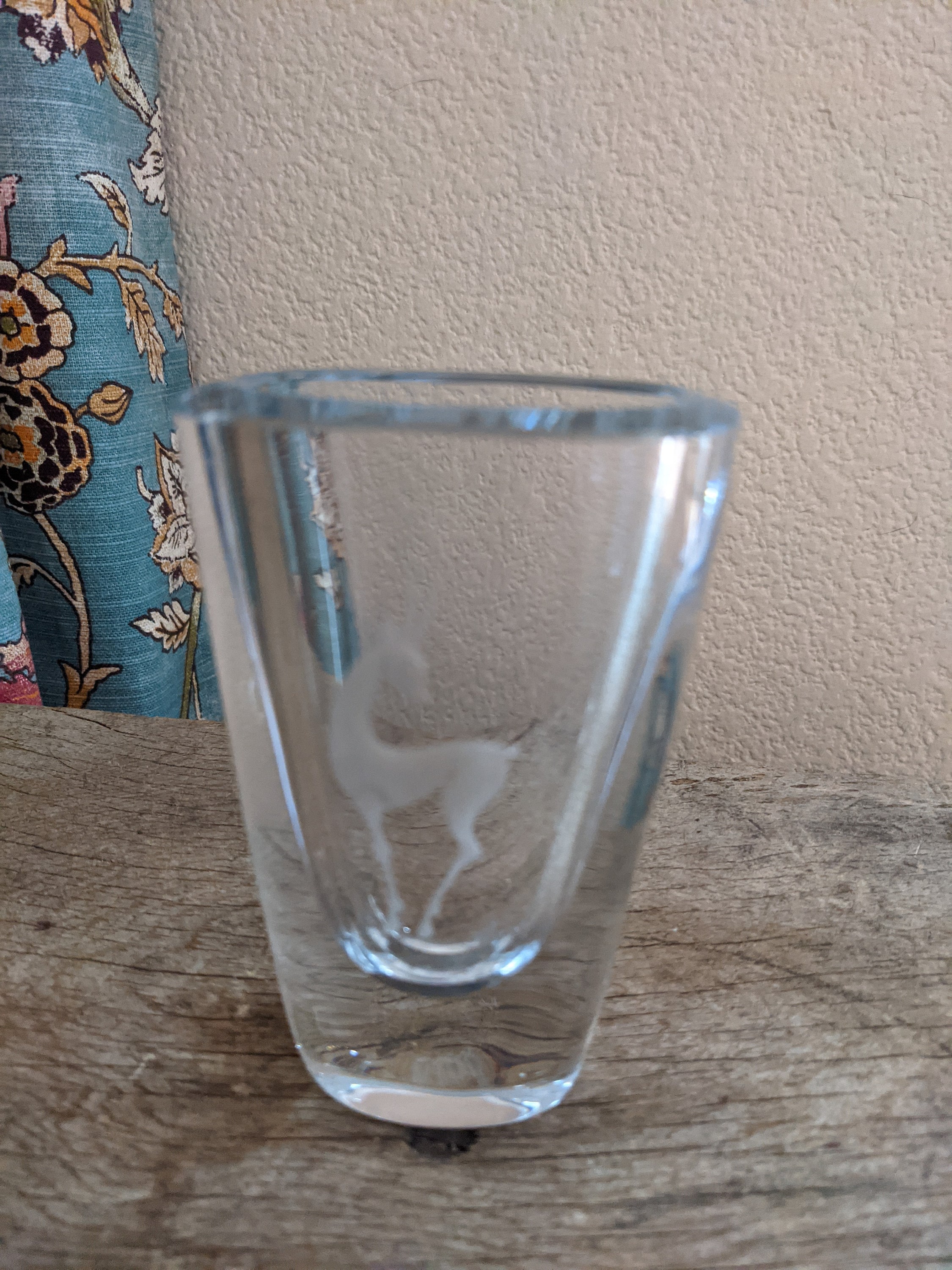 Strombergshyttan Sweden Crystal Vase、花器