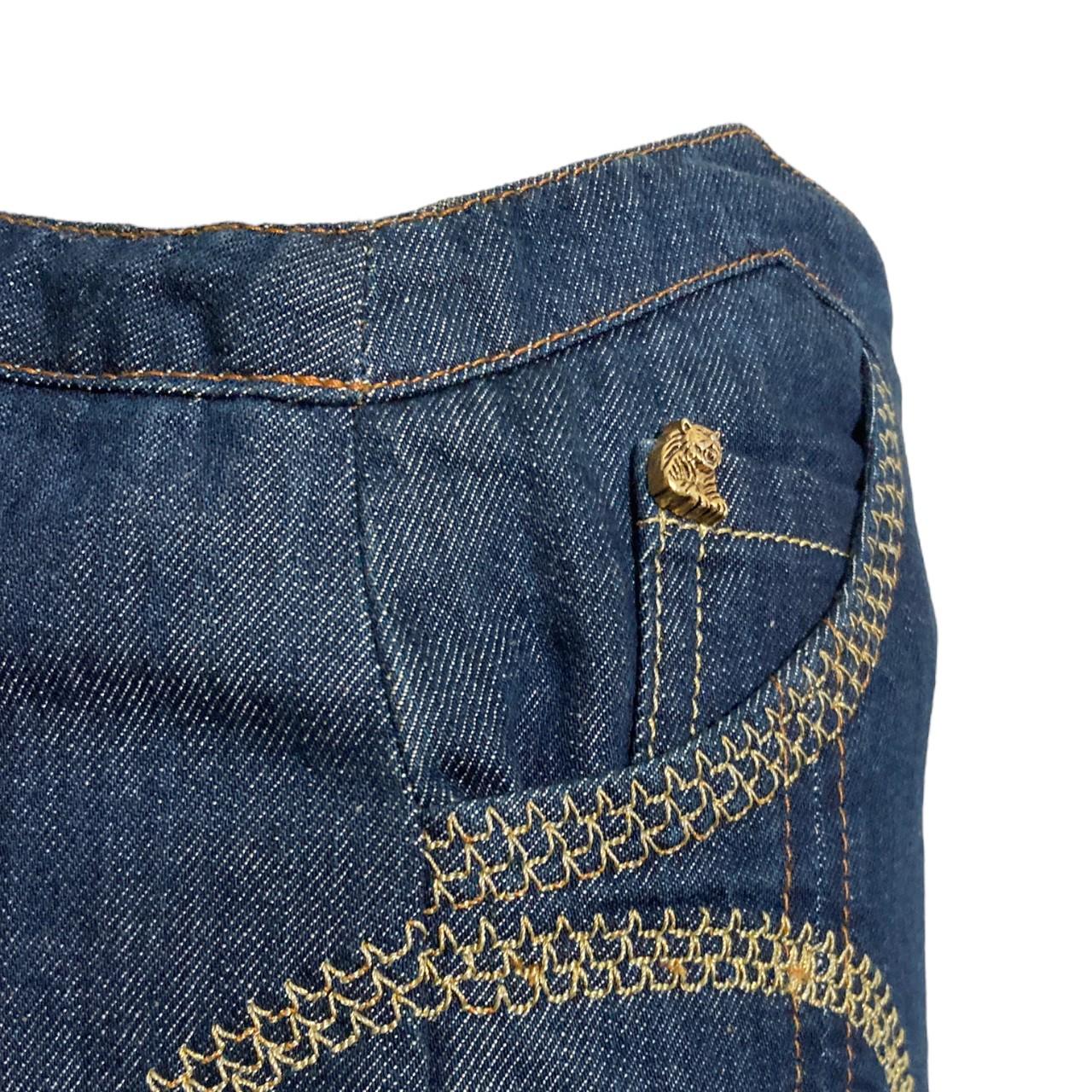 Just Cavalli Roberto Cavalli 00s Y2k Dark Denim Western Cowboy