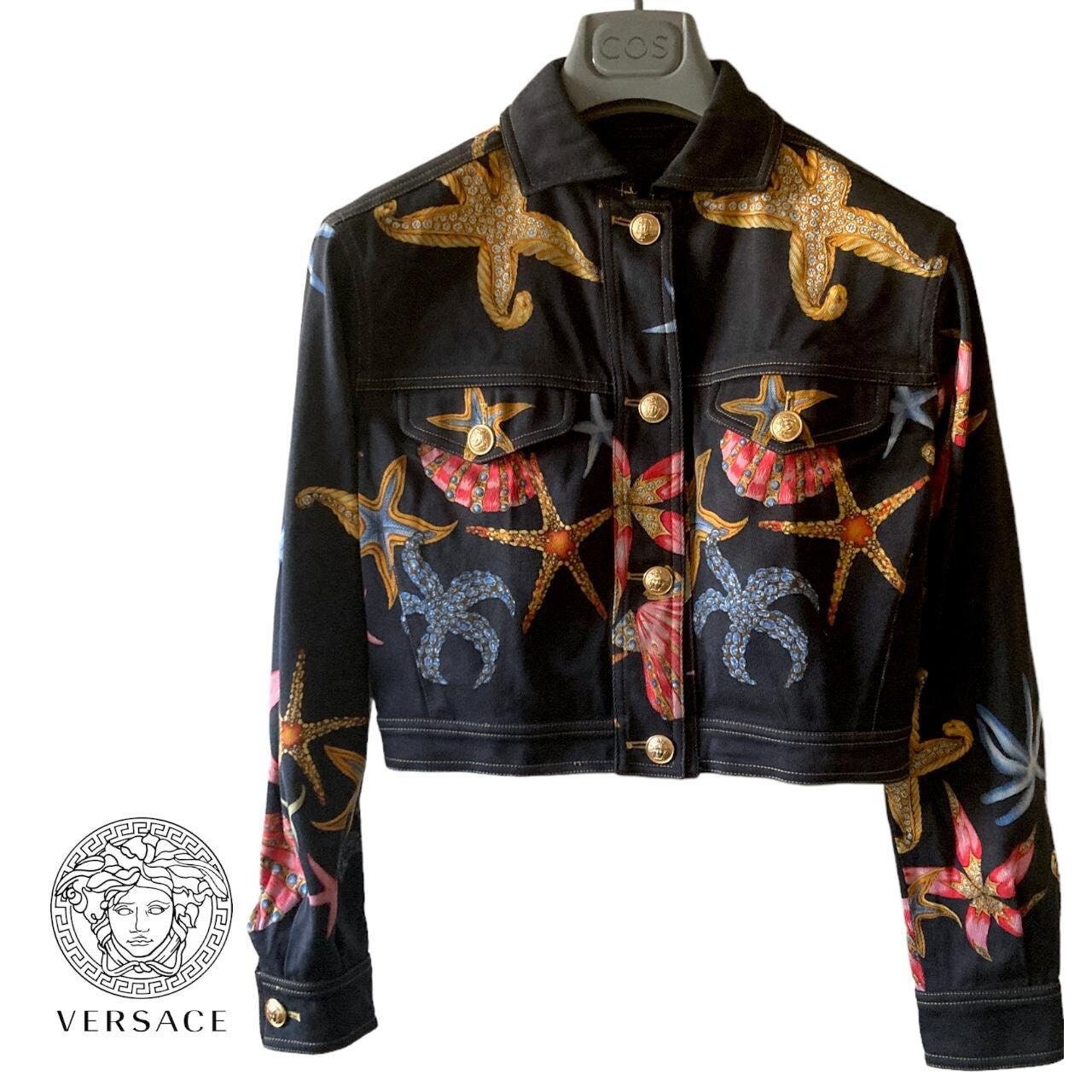 Versace Denim Jacket - Etsy