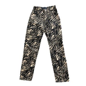 Late 1990s VERSACE Zebra Pattern Pants Versace Zebra Pants - Etsy 