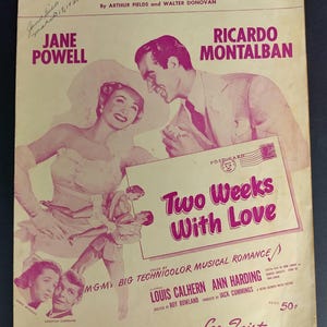 Vintage Sheet Music, &quot;The Abba Dabb Honeymoon&quot; by Author Fields and Walter Donovan