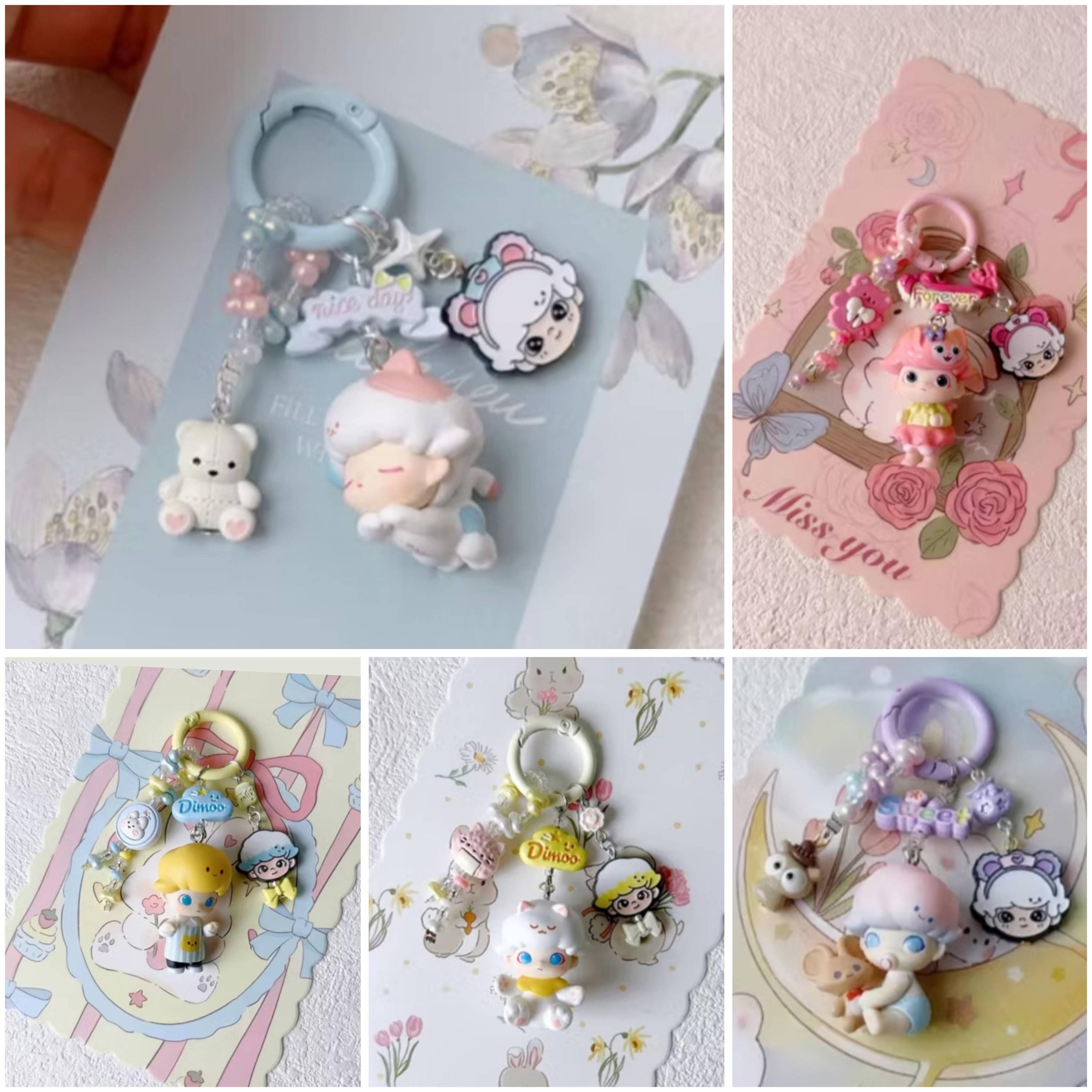 DIMOO WORLD ケータイチャーム 6種類 DIMOO WORLD × DISNEY シリーズ モバイルフォンストラップ