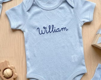 Personalized Embroidered Baby Name Onesies, Pregnancy Announcement, Personalized Newborn Coming Home Outfit