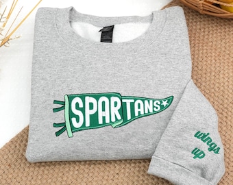 Sudadera con banderín bordado del equipo: ropa deportiva personalizada