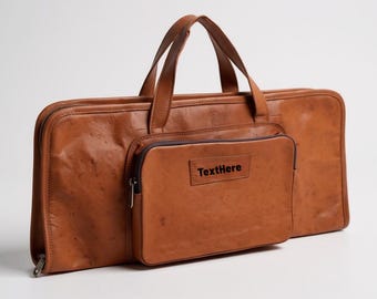 Personalisierte Drumstick-Tasche aus Leder: Handgefertigter Drumstick-Halter