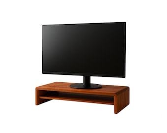 Monitor Stand Solid Wood – tv stand - monitor riser - speaker stand - monitor shelf - computer stand - laptop stand