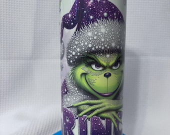 Grinch Weihnachtsbecher - 20 Unzen Edelstahl Holiday Trinkgeschirr