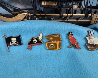 Pirate Enamel Pin Set