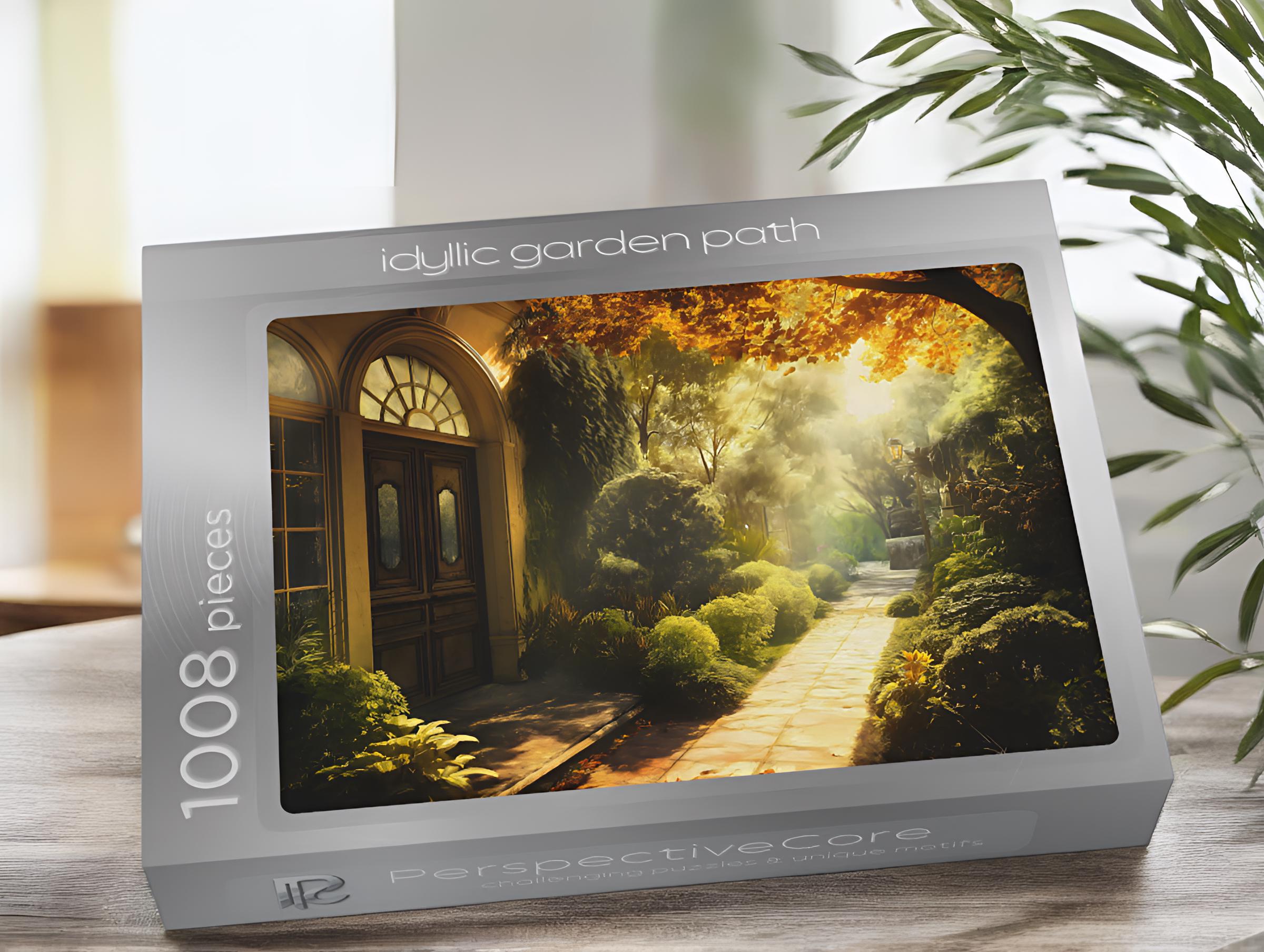 Puzzle 1000 Pieces - Idyllic Garden Path