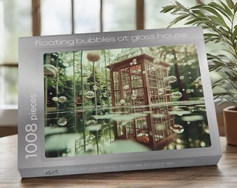 Puzzle 1000 Pieces - Floating Bubbles At Glass House