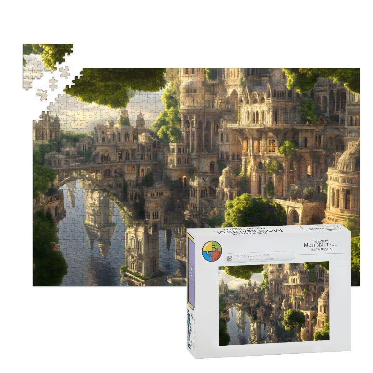 XL Wooden Puzzle 1000 Pieces - Treehouse Palace