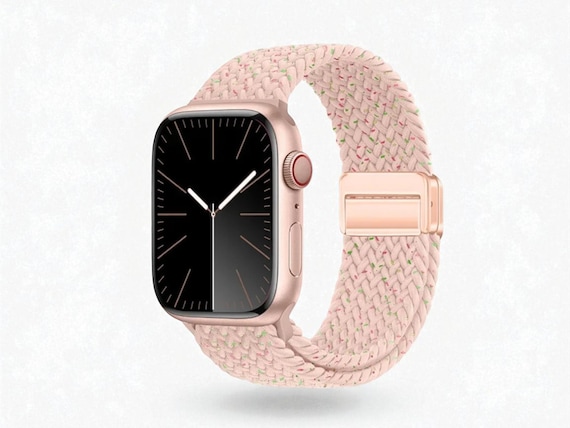 Braided Nylon Apple Watch Band: Elastic, Sweat-Resistant Strap