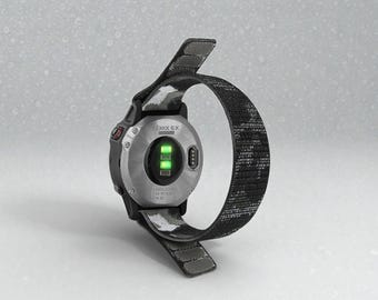Bracelet de montre Garmin QuickFit 22 mm ou 26 mm en nylon tissé, scratch