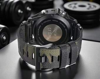 Pasek wojskowy Garmin Fenix Nylon 22 mm lub 26 mm, odporny na zużycie, z systemem QuickFit