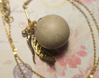 Ceramic Orb Curiosity Ball Pendant Charm Jewelry Necklace