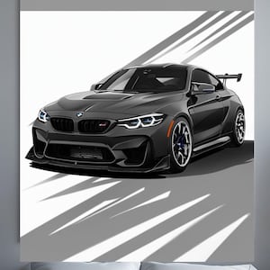BMW Car poster wall art posters Digital design poster