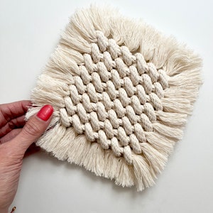 PATTERN: Macrame Coaster