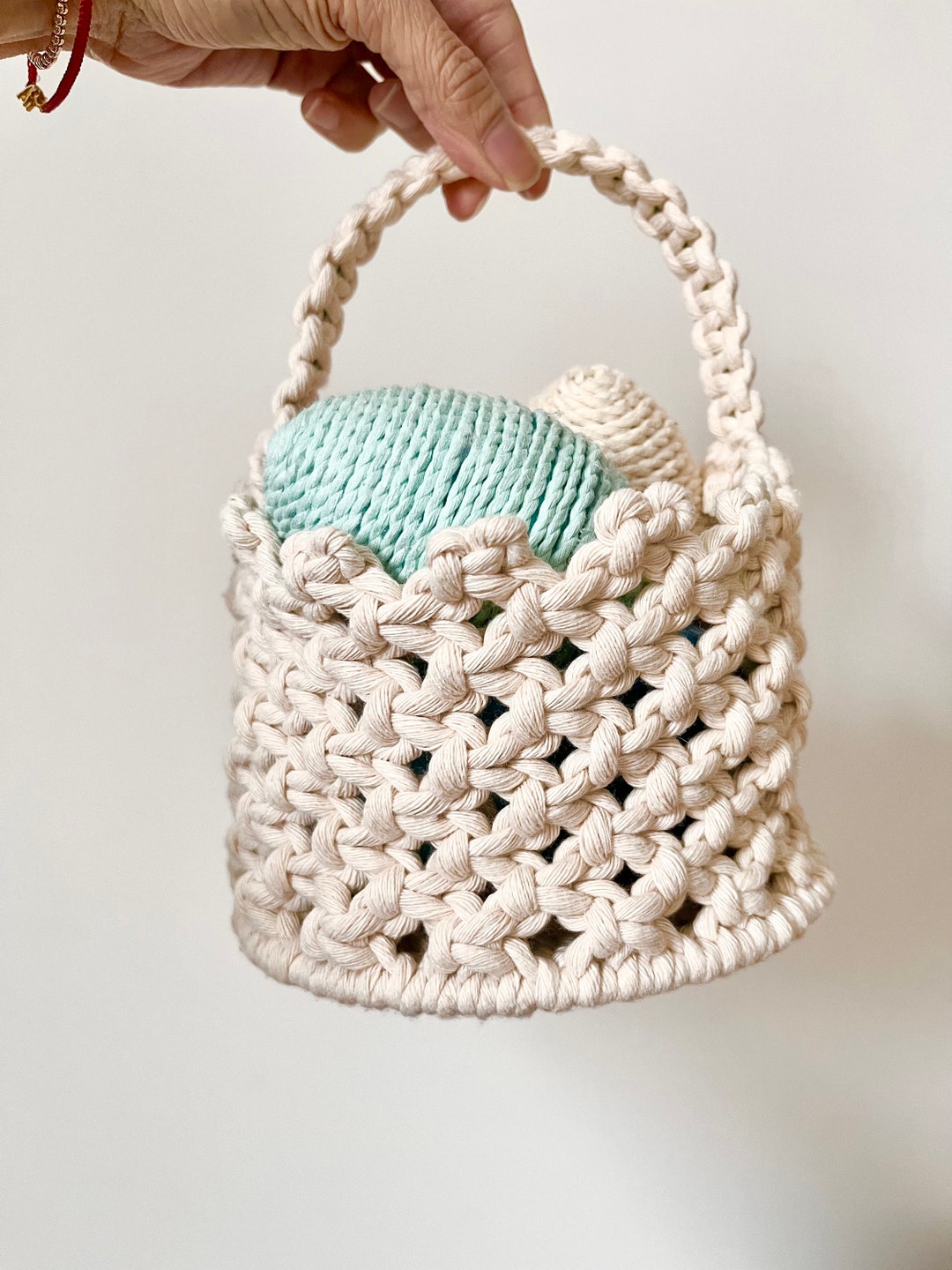 PATTERN: Macrame Basket - Instant Download - Etsy PATTERN: Macrame Basket - Instant Download - Etsy