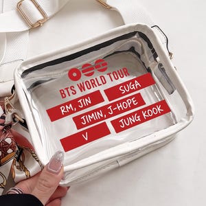 Bts Transparent Bag - Etsy