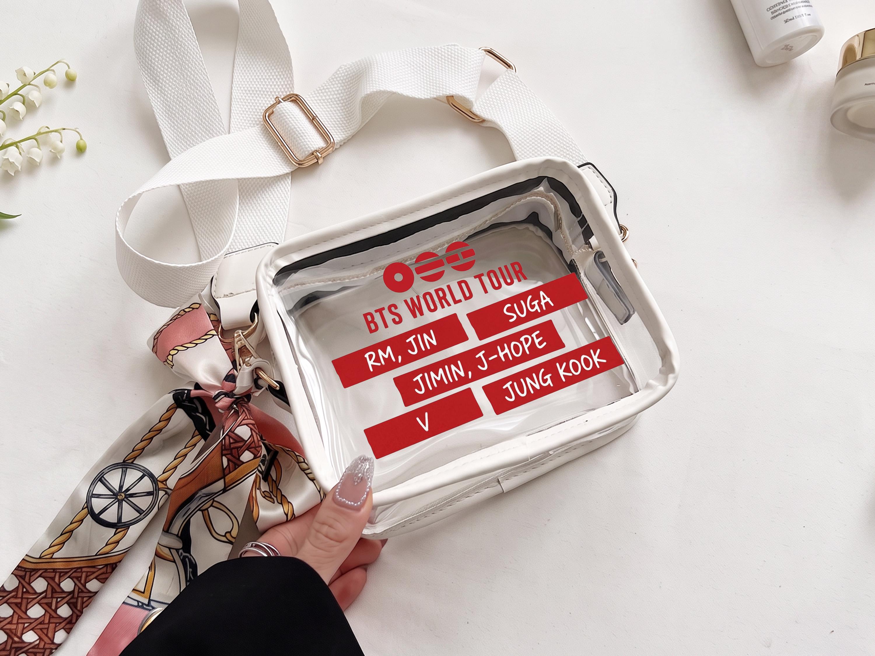 Bts Clear Bags - Etsy
