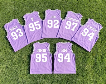 Maillot de basket Kpop personnalisé, débardeur de concert avec nom et numéro personnalisés, vêtements pour fans, tournée mondiale 2026, cadeau pour les fans de Kpop (filles)