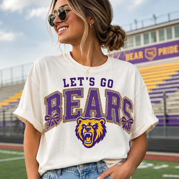 Custom School Mascot Digital File, Let's Go Team PNG, School Spirit Team Png File, Football Baseball Softball Team Shirt Png, Gameday Png