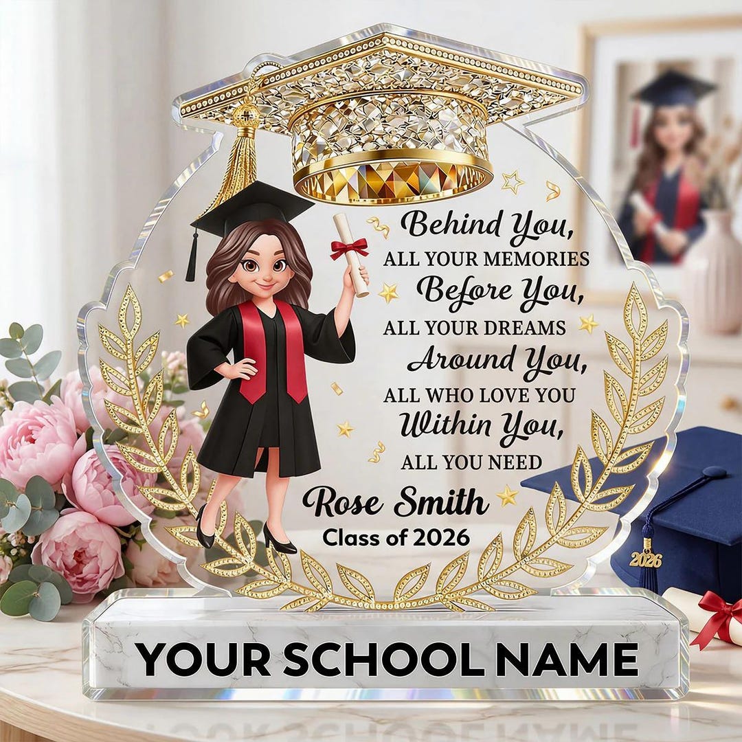 Grad Plaque Personalized Graduation Acrylic Plaque 2026, Custom Graduate Name ...