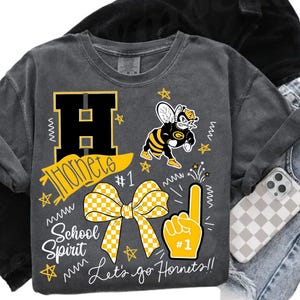 Custom School Mascot Team Shirt, Favorite Team Shirt, Retro Mascot Tee, School Spirit Mascot Shirt, Personalized Team Name Tee